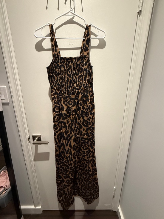 Pants - Leopard Print Maxi Dress - Size S